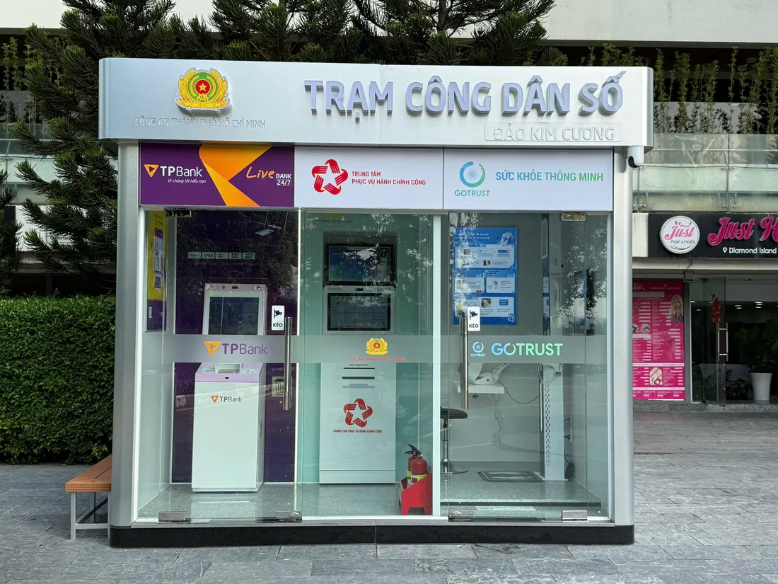 Trạm công dân số Đảo Kim Cương
